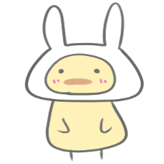 Chick of rabbit ears