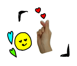 Signature of the hand sticker #13367613