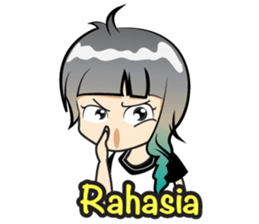 lt Girl sticker #13368018