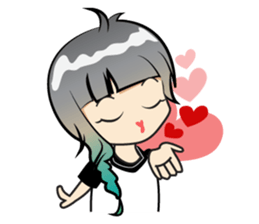 lt Girl sticker #13368025