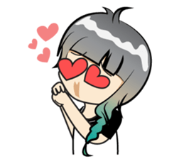 lt Girl sticker #13368026