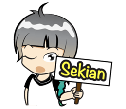 lt Girl sticker #13368027