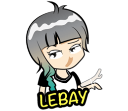 lt Girl sticker #13368028