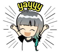 lt Girl sticker #13368033