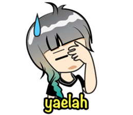 lt Girl sticker #13368034