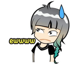 lt Girl sticker #13368035