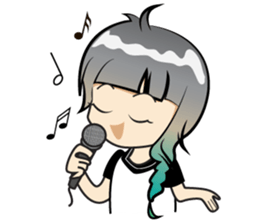 lt Girl sticker #13368040