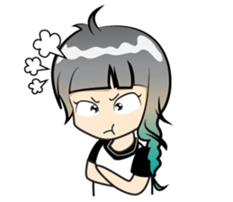 lt Girl sticker #13368041