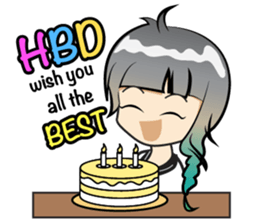 lt Girl sticker #13368043