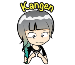 lt Girl sticker #13368047