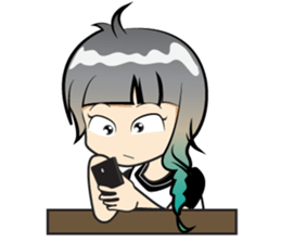 lt Girl sticker #13368048