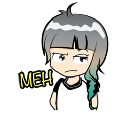 lt Girl sticker #13368052