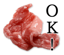 the real meat sticker #13368879