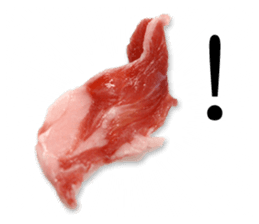 the real meat sticker #13368881