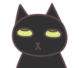 The Scorpio Cat, Carnelian sticker #13369256