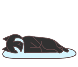 The Scorpio Cat, Carnelian sticker #13369266