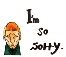 People who apology and something. sticker #13369445