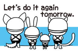 FOR THE SWIMMER Vol.1 English Ver. sticker #13370007