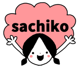 Sticker of "Sachiko" sticker #13370234