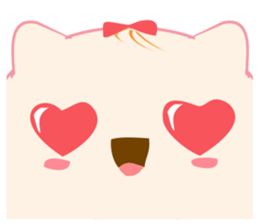 Cute Miaow sticker #13370408