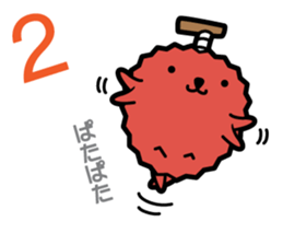 Funny pineapple & Lychee's winter sticker #13370576