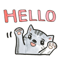 nekomaru calligraphy club sticker #13371175