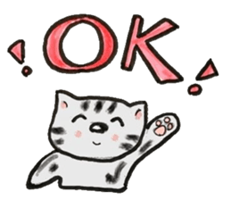 nekomaru calligraphy club sticker #13371190