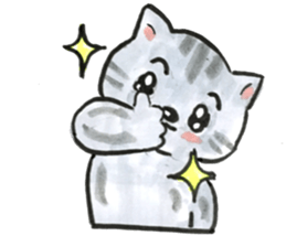 nekomaru calligraphy club sticker #13371203