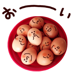 egg face Sticker