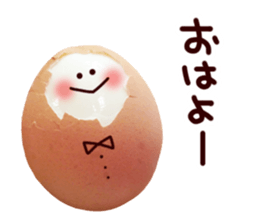egg face Sticker sticker #13371327
