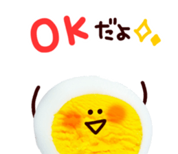 egg face Sticker sticker #13371346