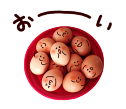 egg face Sticker sticker #13371347