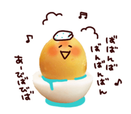 egg face Sticker sticker #13371348