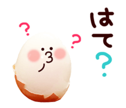 egg face Sticker sticker #13371349