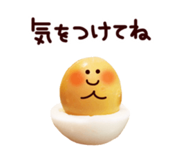 egg face Sticker sticker #13371363