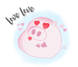 Pig dog crow hen sticker #13371915