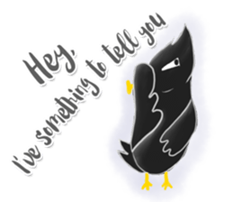 Pig dog crow hen sticker #13371930
