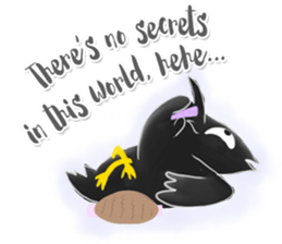 Pig dog crow hen sticker #13371932