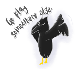 Pig dog crow hen sticker #13371936