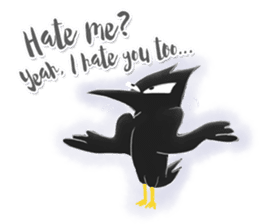 Pig dog crow hen sticker #13371939