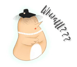 Pig dog crow hen sticker #13371940