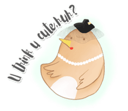 Pig dog crow hen sticker #13371941