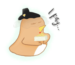 Pig dog crow hen sticker #13371943