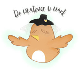 Pig dog crow hen sticker #13371947