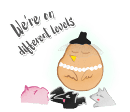 Pig dog crow hen sticker #13371949