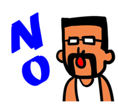 Beard and glasses (your face series) sticker #13372231