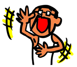 Beard and glasses (your face series) sticker #13372244