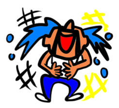 Beard and glasses (your face series) sticker #13372245