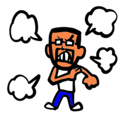 Beard and glasses (your face series) sticker #13372253