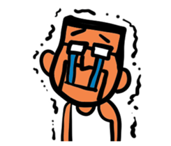 Beard and glasses (your face series) sticker #13372259